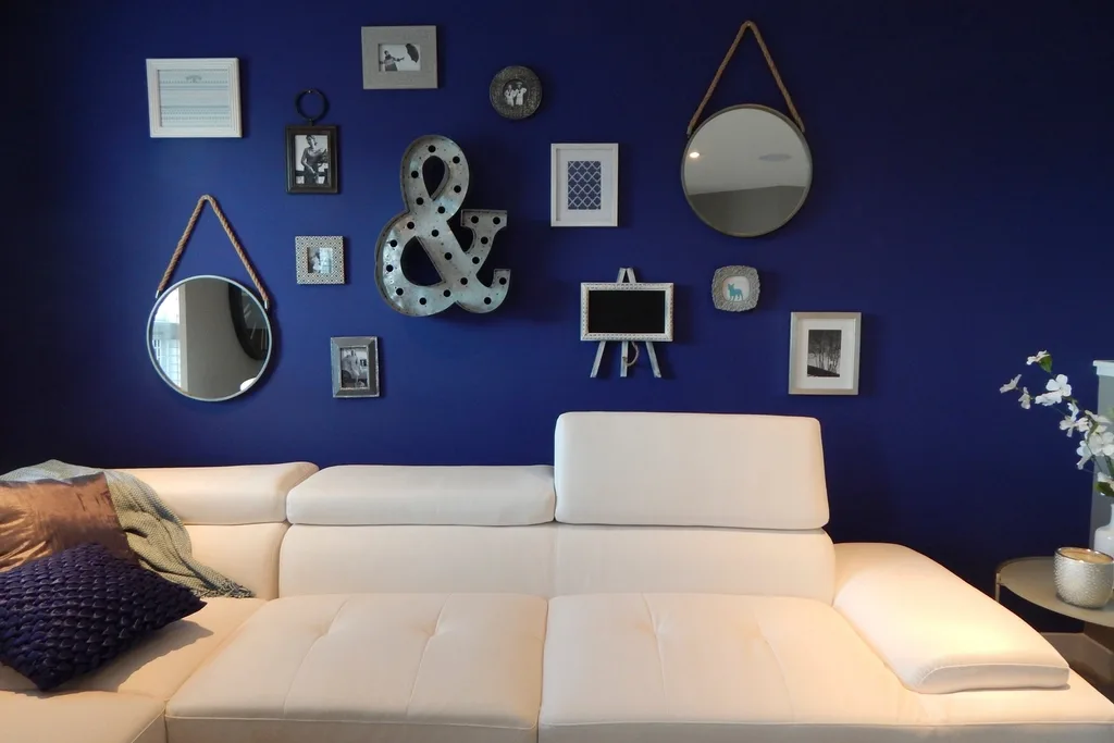 A family home interior in warm evening light
